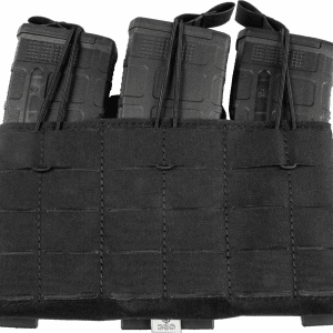 Grey Ghost Gear Compact Triple Mag Panel 5.56 - Laminate Black